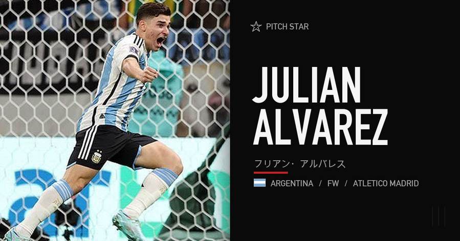 フリアン・アルバレス（W杯2022 vs Mexico ゴール後・アルゼンチン代表）